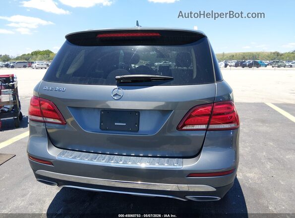 4JGDA5JB0JB122435 2018 MERCEDES-BENZ GLE 350 Gray 