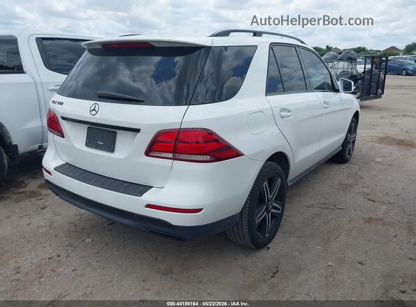 4JGDA5JB1HA854234 2017 MERCEDES-BENZ GLE 350 Белый Задняя правая четверть