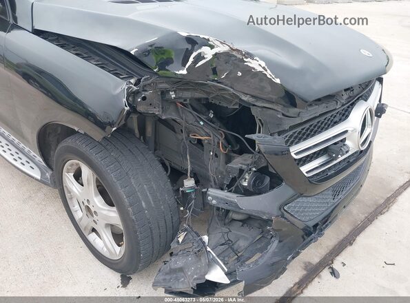 4JGDA5JB2GA776349 2016 MERCEDES-BENZ GLE 350 Black Widok z przodu