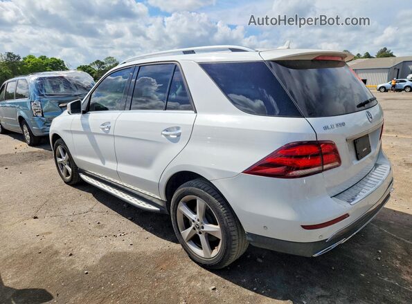 4JGDA5JB3HA960801 2017 MERCEDES-BENZ GLE White Trasero izquierdo