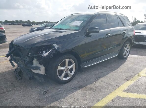 4JGDA5JB3HA978005 2017 MERCEDES-BENZ GLE 350 Черный Передняя левая четверть