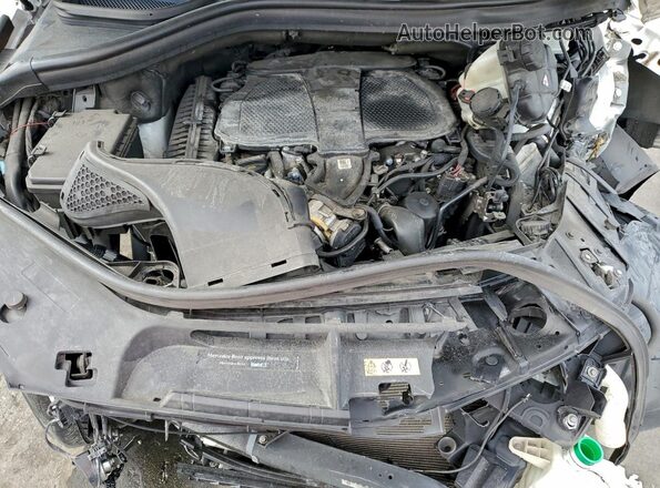 4JGDA5JB4GA744843 2016 MERCEDES-BENZ GLE White Widok komory silnika