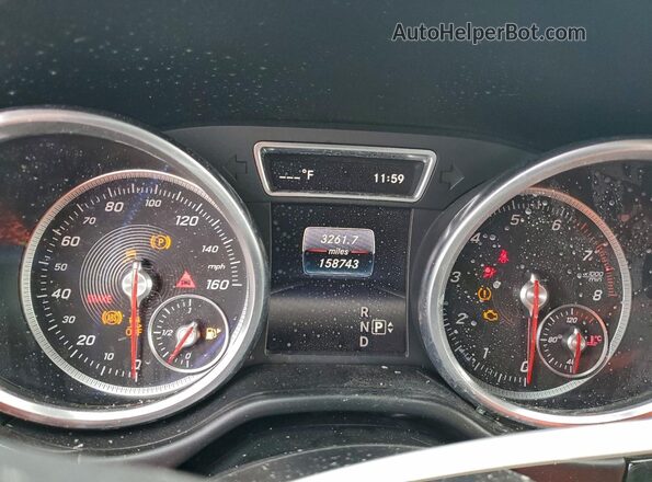 4JGDA5JB4GA744843 2016 MERCEDES-BENZ GLE White Widok zestawu wskaźników