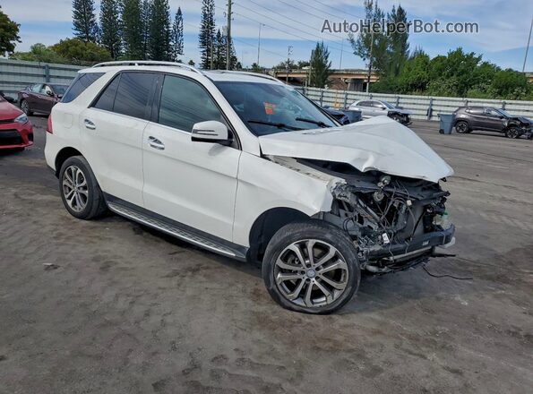 4JGDA5JB4GA744843 2016 MERCEDES-BENZ GLE White Przód prawy