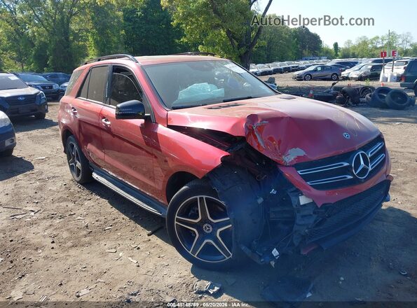 4JGDA5JB5JB105016 2018 MERCEDES-BENZ GLE 350 Burgundy Вид задньої частини салону