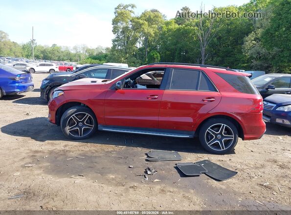4JGDA5JB5JB105016 2018 MERCEDES-BENZ GLE 350 Burgundy Панорамний вид салону 360°