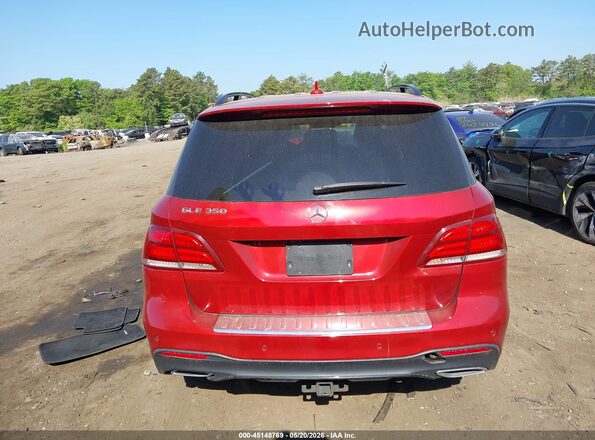 4JGDA5JB5JB105016 2018 MERCEDES-BENZ GLE 350 Burgundy 
