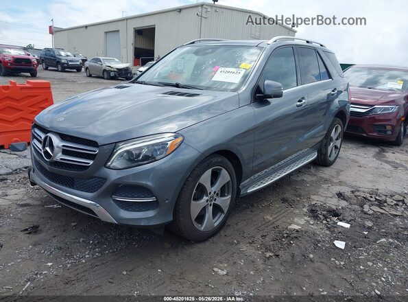 4JGDA5JB5JB173669 2018 MERCEDES-BENZ GLE 350 Серый Передняя левая четверть
