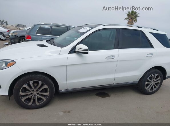 4JGDA5JB6GA635607 2016 MERCEDES-BENZ GLE 350 White 