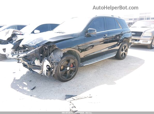 4JGDA5JB6HA881607 2017 MERCEDES-BENZ GLE 350 Black Առջևի ձախ երեք քառորդ տեսարան