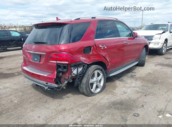 4JGDA5JB6HA957620 2017 MERCEDES-BENZ GLE 350 Red 
