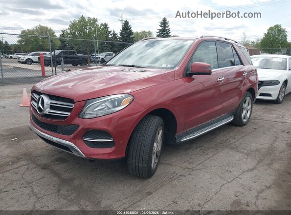 4JGDA5JB6HA957620 2017 MERCEDES-BENZ GLE 350 Red 