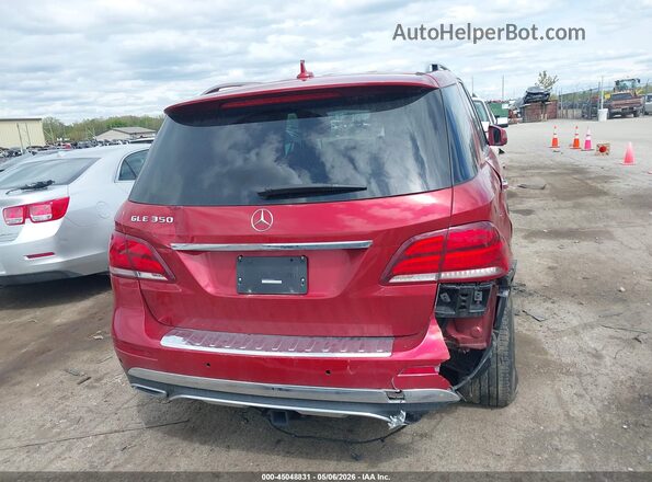 4JGDA5JB6HA957620 2017 MERCEDES-BENZ GLE 350 Red 