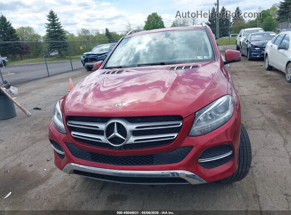 4JGDA5JB6HA957620 2017 MERCEDES-BENZ GLE 350 Red 