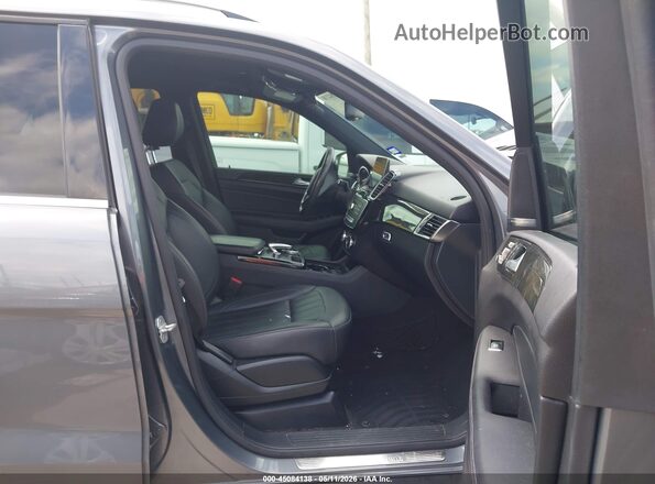 4JGDA5JB6HA984302 2017 MERCEDES-BENZ GLE 350 Gray Widok wnętrza z przodu