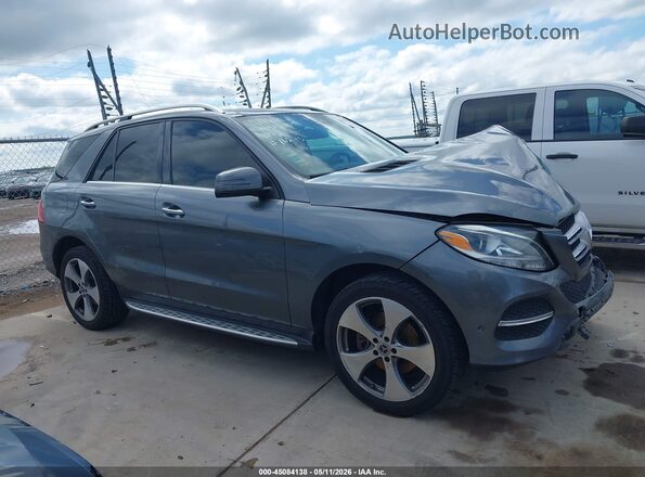 4JGDA5JB6HA984302 2017 MERCEDES-BENZ GLE 350 Gray Widok wnętrza z tyłu