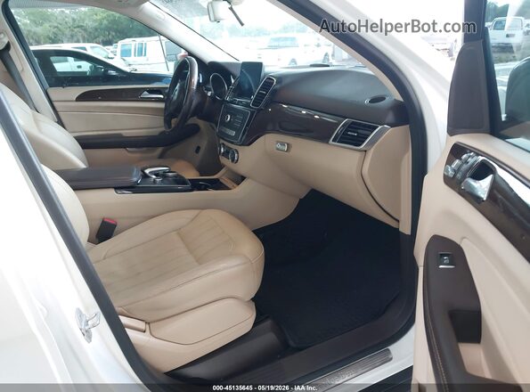 4JGDA5JB7GA743945 2016 MERCEDES-BENZ GLE 350 White Widok wnętrza z przodu
