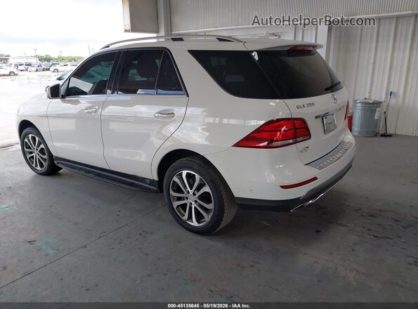 4JGDA5JB7GA743945 2016 MERCEDES-BENZ GLE 350 White Tył lewy