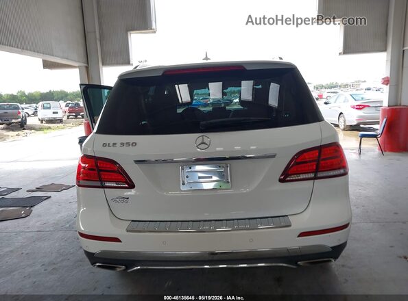4JGDA5JB7GA743945 2016 MERCEDES-BENZ GLE 350 White 