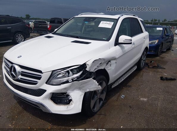 4JGDA5JB8GA661576 2016 MERCEDES-BENZ GLE 350 White Передня ліва чверть