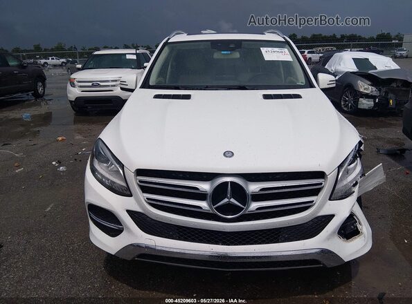 4JGDA5JB8GA661576 2016 MERCEDES-BENZ GLE 350 White Вид щитка приладів