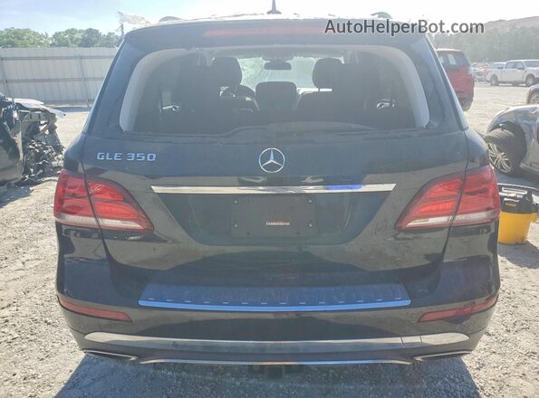 4JGDA5JB8GA671301 2016 MERCEDES-BENZ GLE Черный Вид сзади