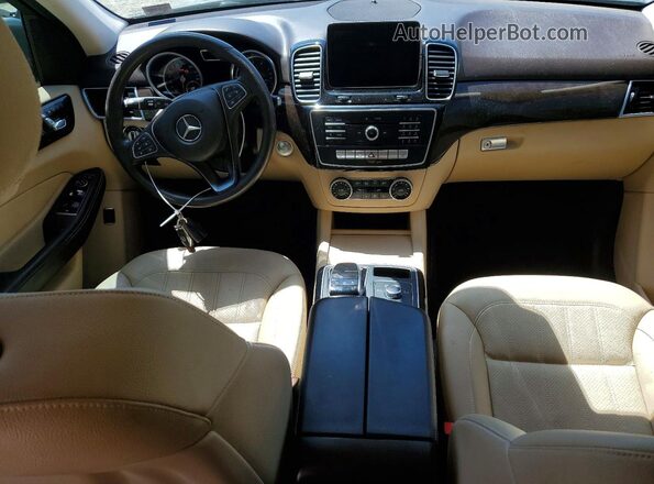 4JGDA5JB8GA783483 2016 MERCEDES-BENZ GLE Gray Вид панелі приладів