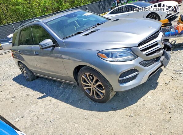 4JGDA5JB8GA783483 2016 MERCEDES-BENZ GLE Gray Передня права чверть