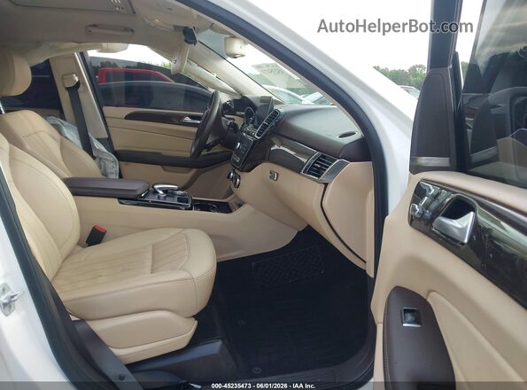 4JGDA5JB8JB028416 2018 MERCEDES-BENZ GLE 350 White Front interior view