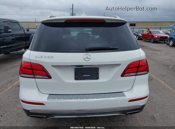4JGDA5JB9GA735085 2016 MERCEDES-BENZ GLE 350 White 