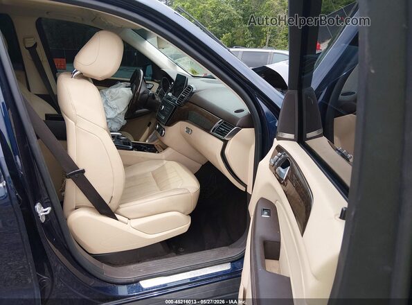 4JGDA5JB9GA786201 2016 MERCEDES-BENZ GLE 350 Синий Вид салона спереди