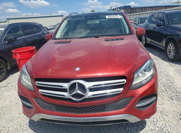 4JGDA5JB9GA806561 2016 MERCEDES-BENZ GLE Красный Вид спереди
