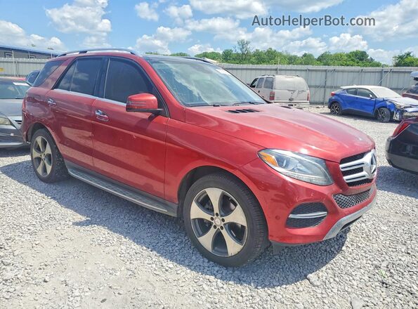 4JGDA5JB9GA806561 2016 MERCEDES-BENZ GLE Красный Передняя правая четверть