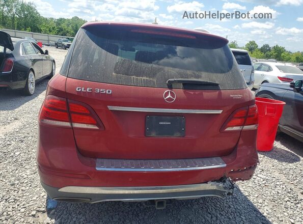 4JGDA5JB9GA806561 2016 MERCEDES-BENZ GLE Красный Вид сзади