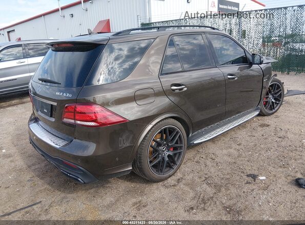 4JGDA7FB1HA896276 2017 MERCEDES-BENZ AMG GLE 63 Коричневый 