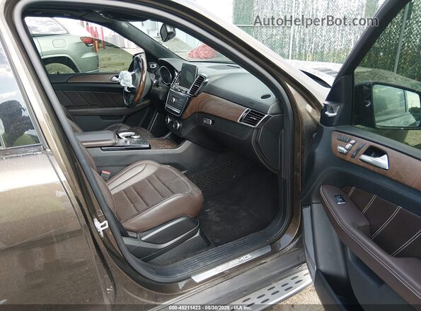 4JGDA7FB1HA896276 2017 MERCEDES-BENZ AMG GLE 63 Коричневый 