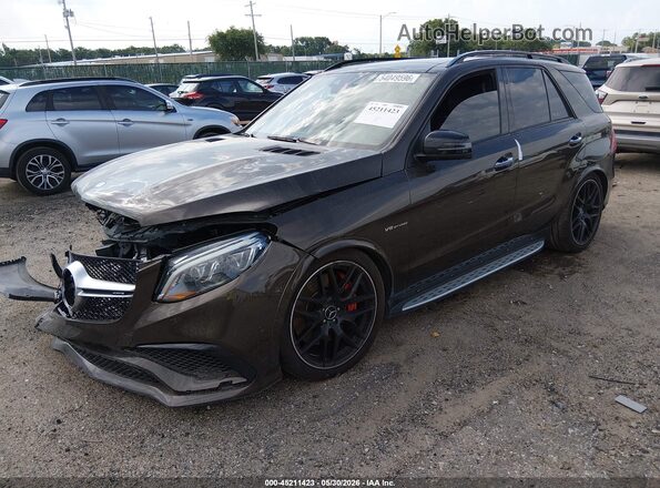 4JGDA7FB1HA896276 2017 MERCEDES-BENZ AMG GLE 63 Коричневый 