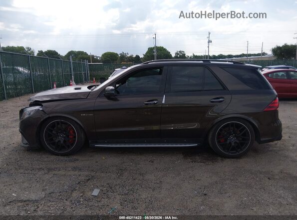 4JGDA7FB1HA896276 2017 MERCEDES-BENZ AMG GLE 63 Коричневый 