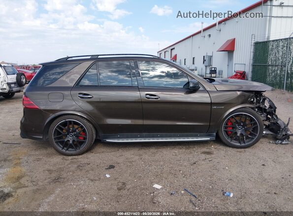 4JGDA7FB1HA896276 2017 MERCEDES-BENZ AMG GLE 63 Коричневый 