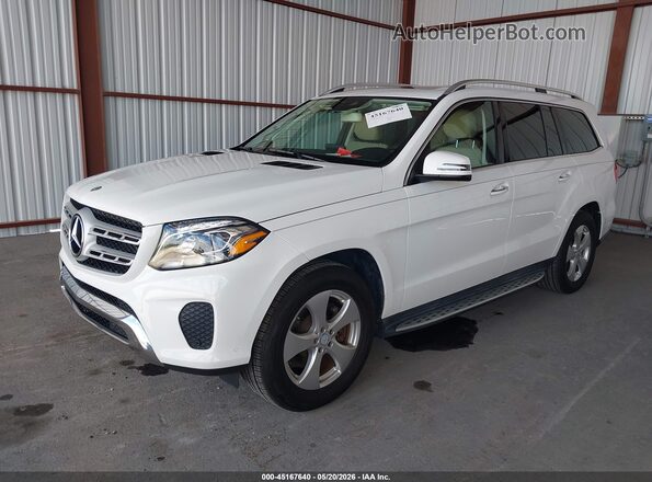 4JGDF6EE0HA801519 2017 MERCEDES-BENZ GLS 450 White Przód lewy