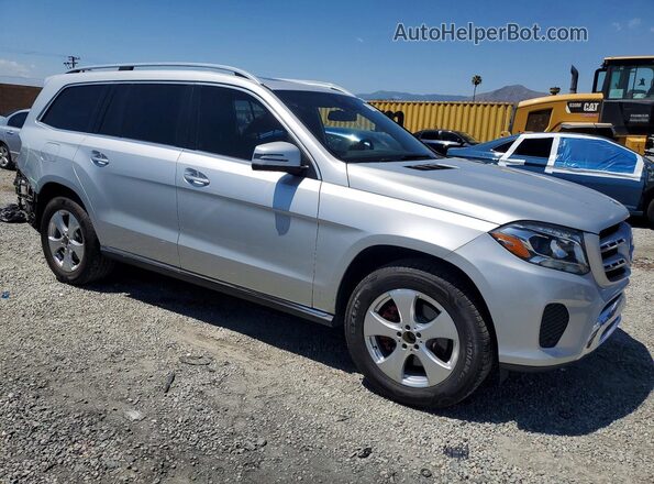 4JGDF6EE0JB141837 2018 MERCEDES-BENZ GLS Silver Przód prawy