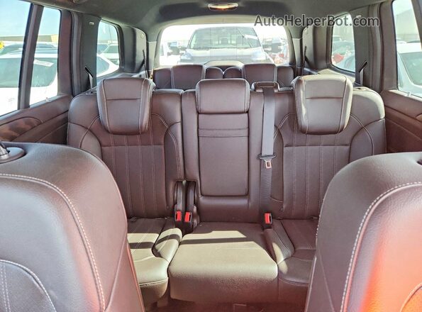 4JGDF6EE0KB226100 2019 MERCEDES-BENZ GLS White Հետևի նստատեղերի տեսք