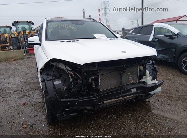 4JGDF6EE0KB238456 2019 MERCEDES-BENZ GLS 450 White Widok z przodu