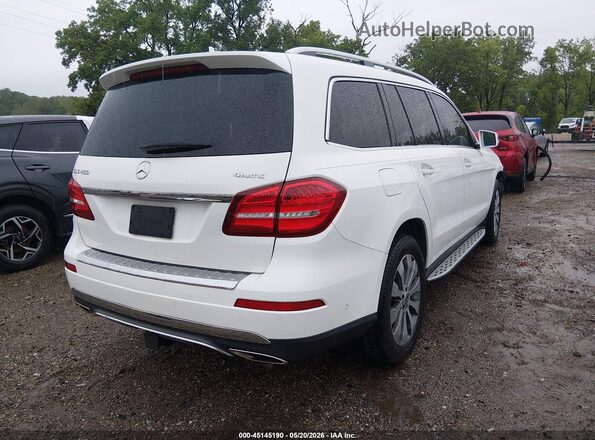 4JGDF6EE0KB238456 2019 MERCEDES-BENZ GLS 450 White Tył prawy