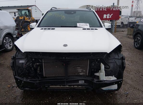 4JGDF6EE0KB238456 2019 MERCEDES-BENZ GLS 450 White Widok wnętrza z tyłu