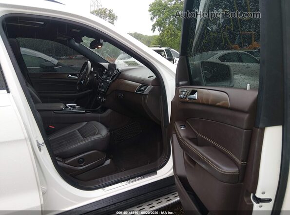 4JGDF6EE0KB238456 2019 MERCEDES-BENZ GLS 450 White Widok wnętrza z przodu