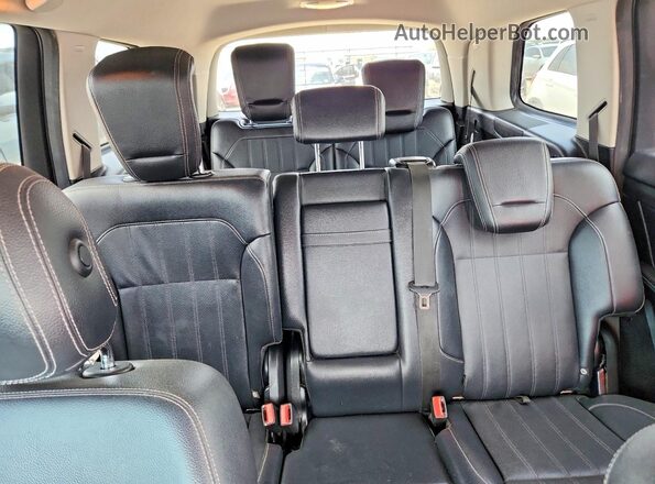 4JGDF6EE1GA620427 2016 MERCEDES-BENZ GL-CLASS Black Widok tylnych siedzeń