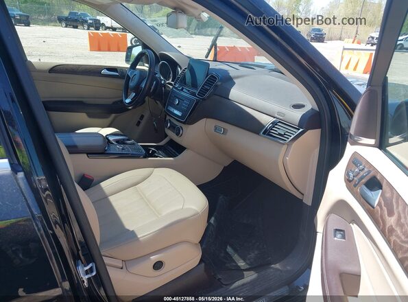 4JGDF6EE1HA948738 2017 MERCEDES-BENZ GLS 450 Черный Вид салона спереди