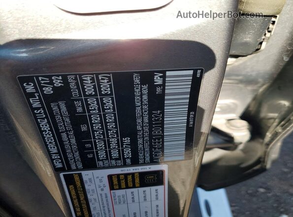 4JGDF6EE1JB011324 2018 MERCEDES-BENZ GLS Gray Widok komory silnika