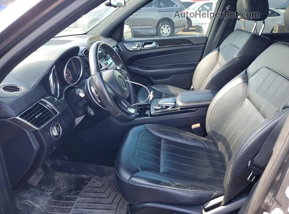 4JGDF6EE1JB011324 2018 MERCEDES-BENZ GLS Gray Widok wnętrza z przodu